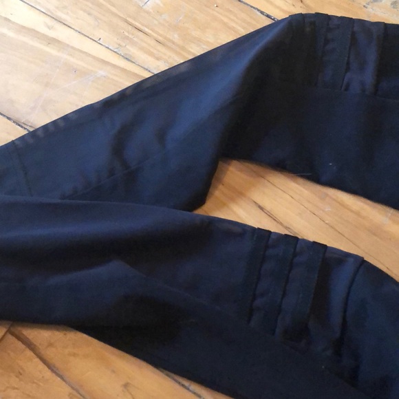 Adidas xs black sheer bottom leg tights - Picture 5 of 6